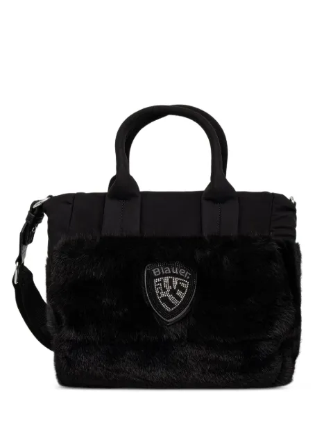 Blauer logo-patch tote bag