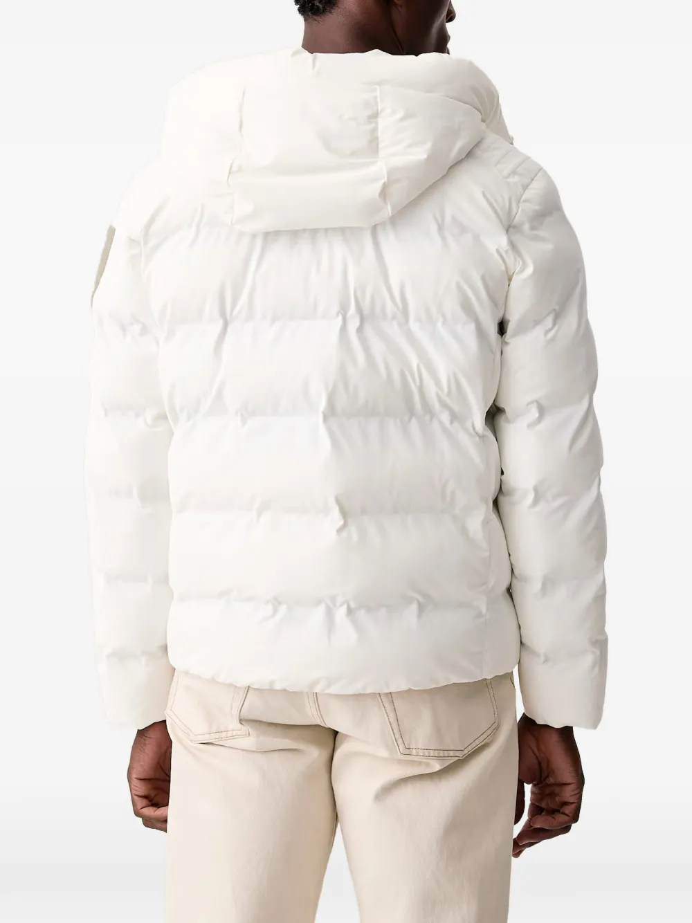 Blauer Averau B.Cortina quilted hooded jacket Wit