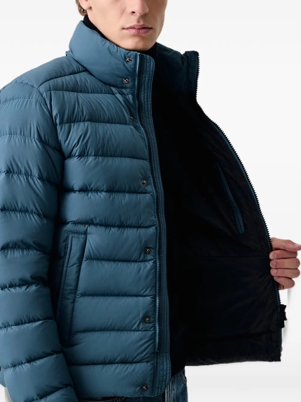Colmar quilted puffer jacket Blauw