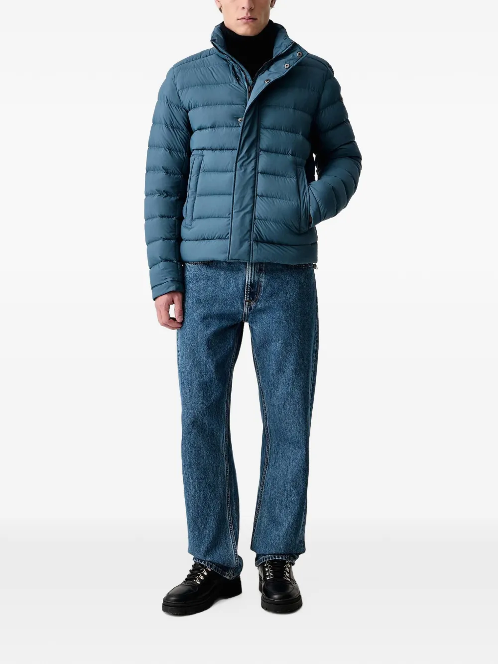 Colmar quilted puffer jacket Blauw
