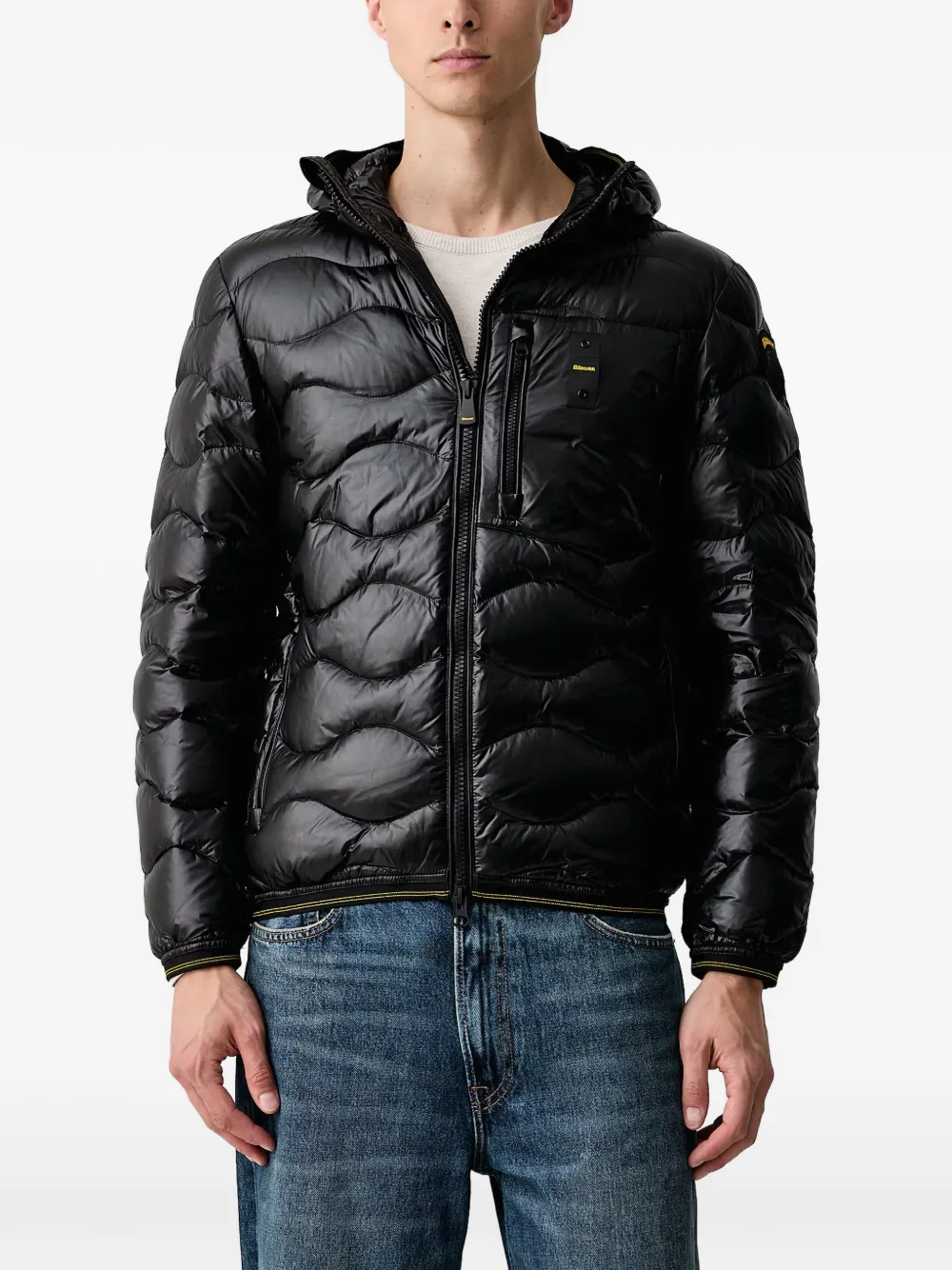 Blauer wave-quilted hooded jacket | Hooded Jackets | Image 2