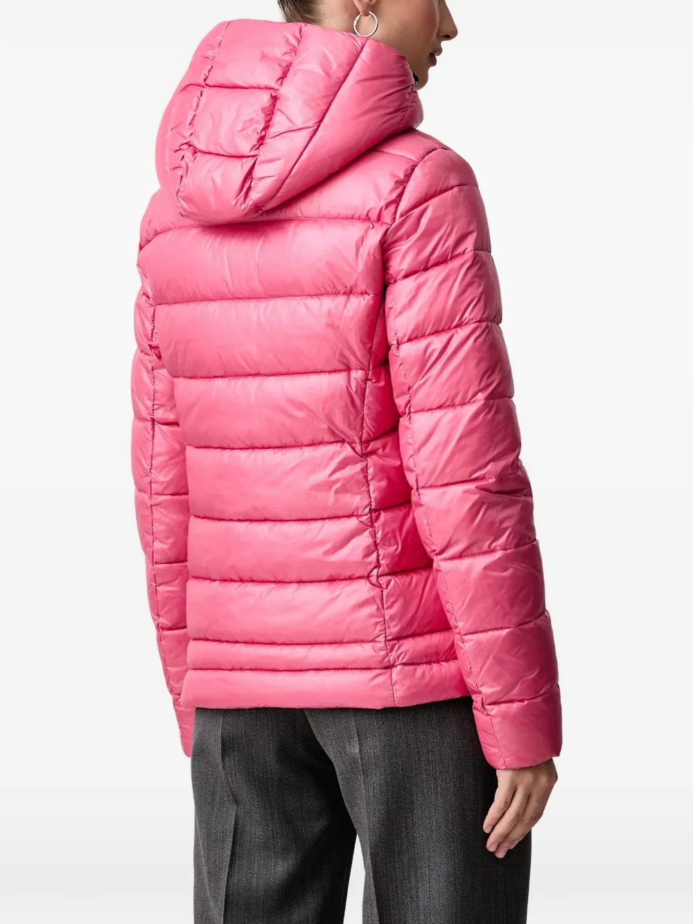 Blauer Caroll hooded quilted puffer jacket Roze