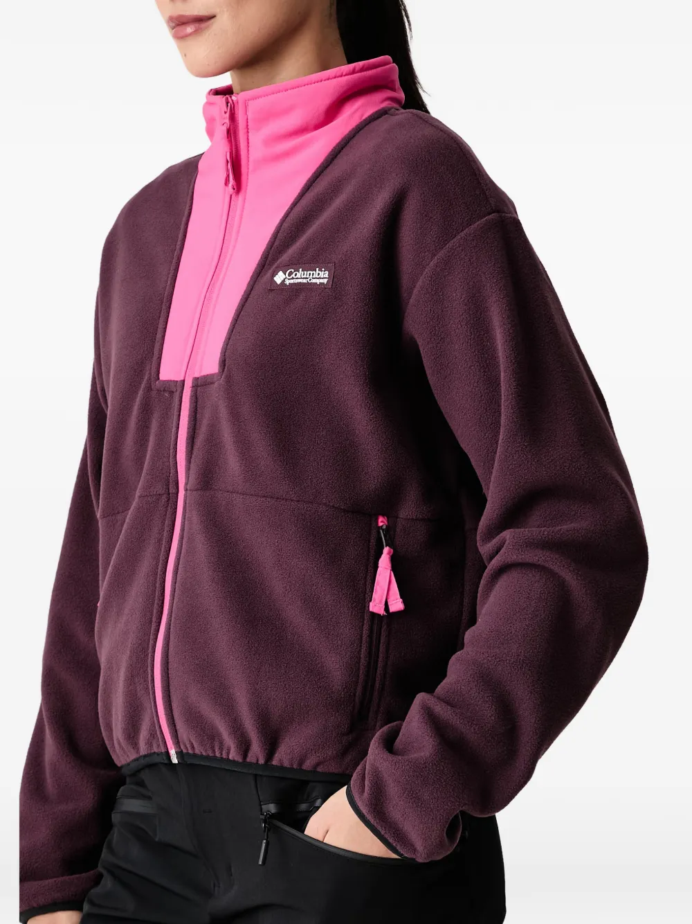 Columbia Sequoia Grove II zip-up sweatshirt Paars