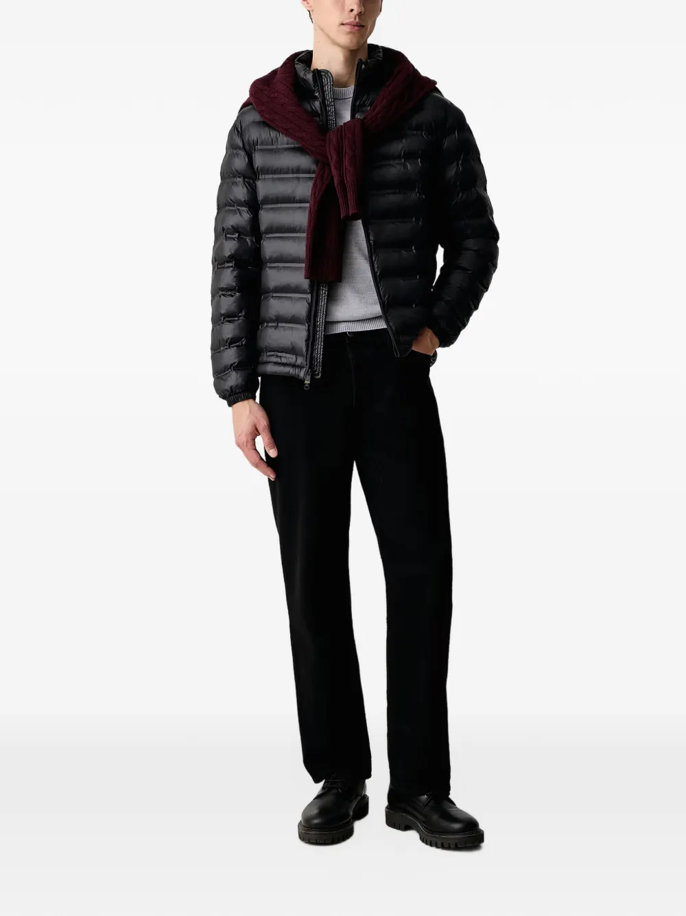 Blauer Aura padded jacket Zwart