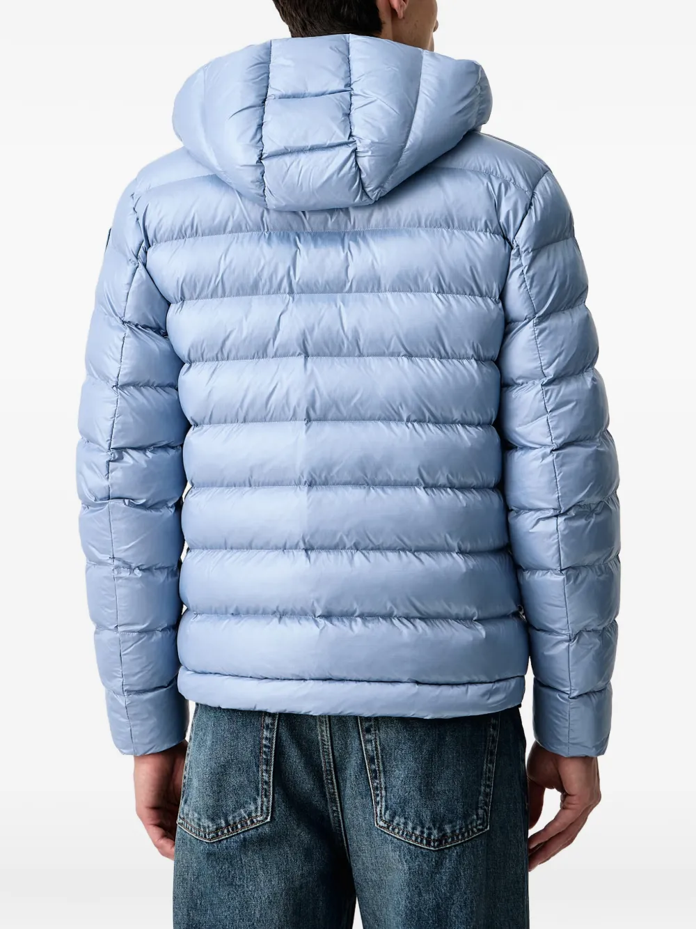 Blauer Adams quilted hooded jacket Blauw