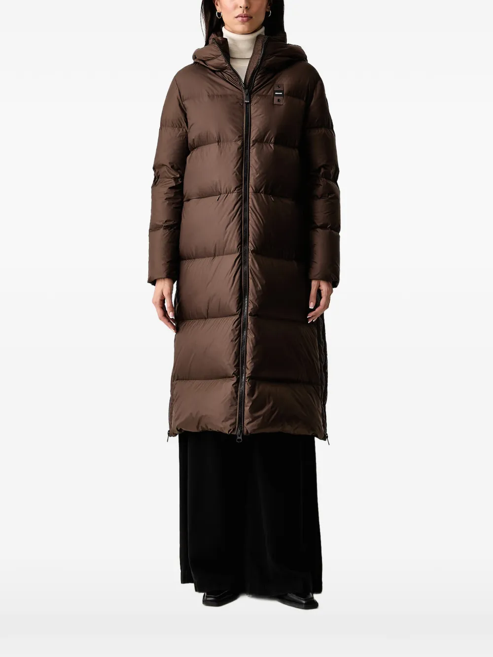 Blauer Celia hooded coat Bruin