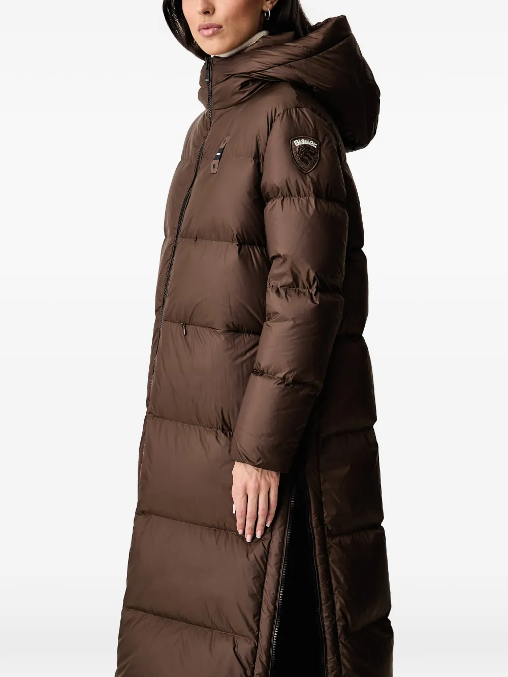 Blauer Celia hooded coat Bruin