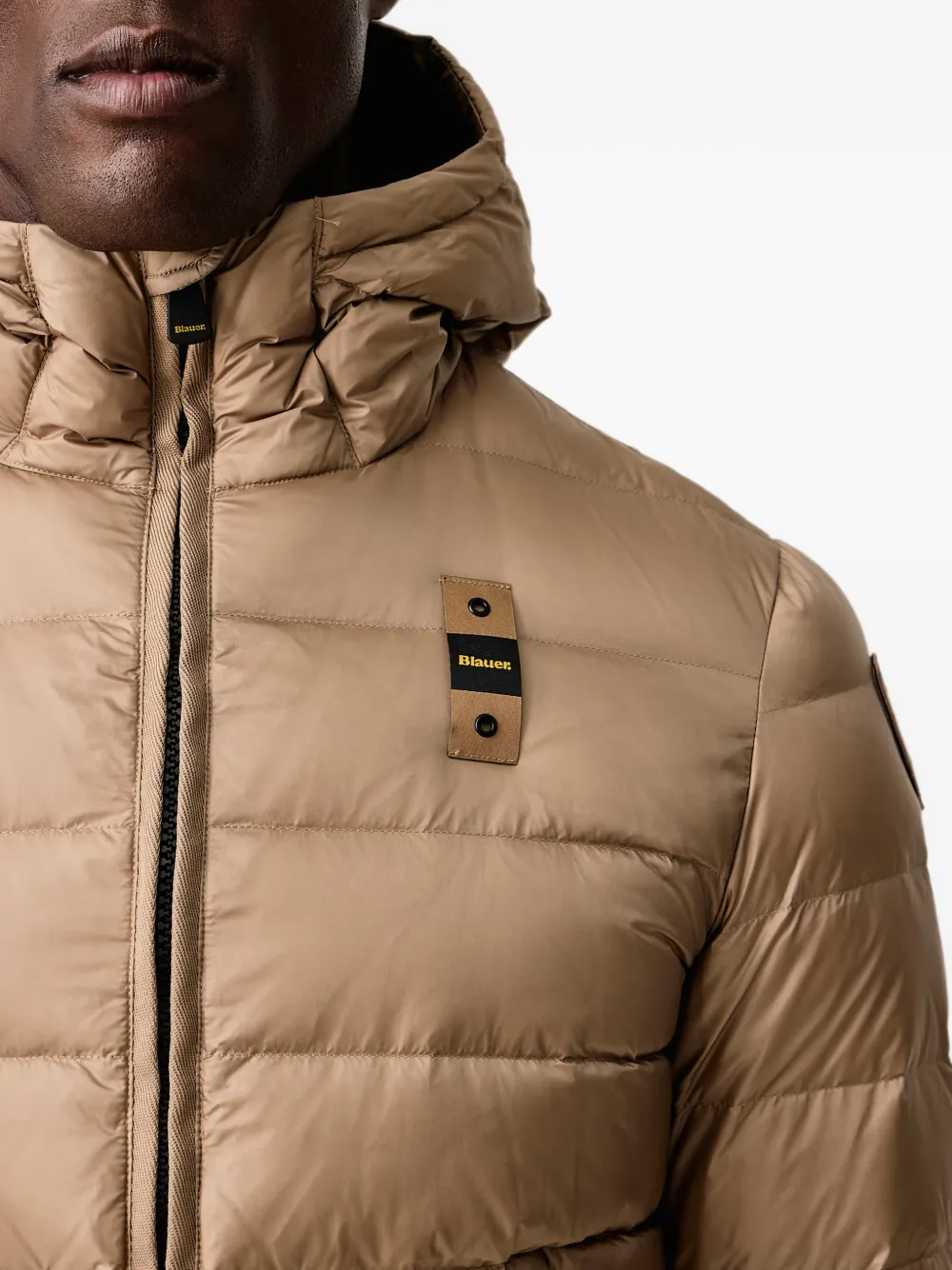 Blauer Acton hooded padded down jacket Bruin