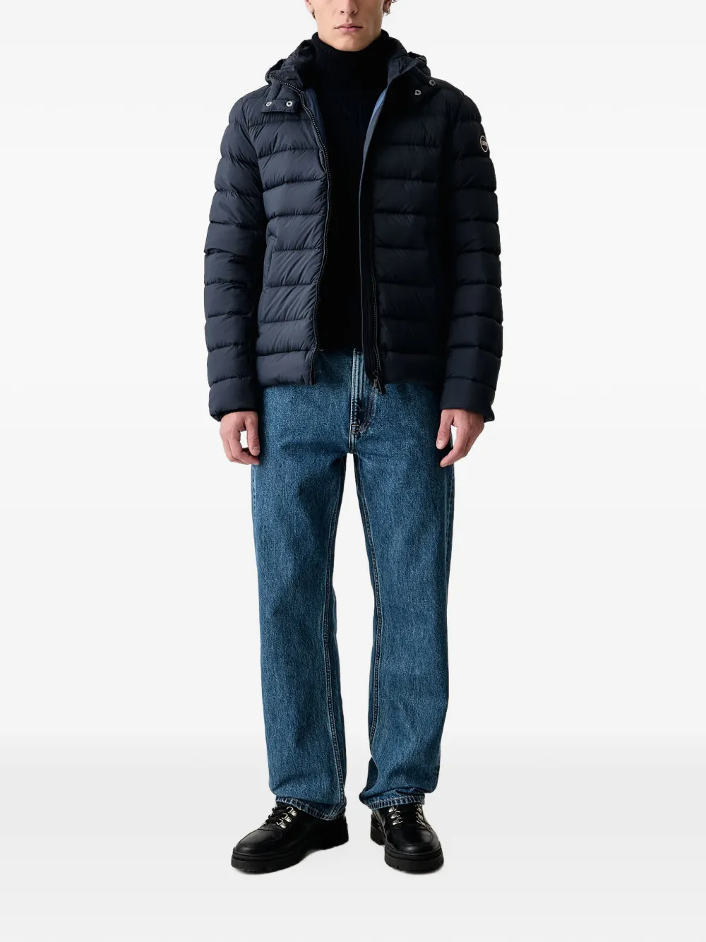 Colmar cable-knit sweater Blauw