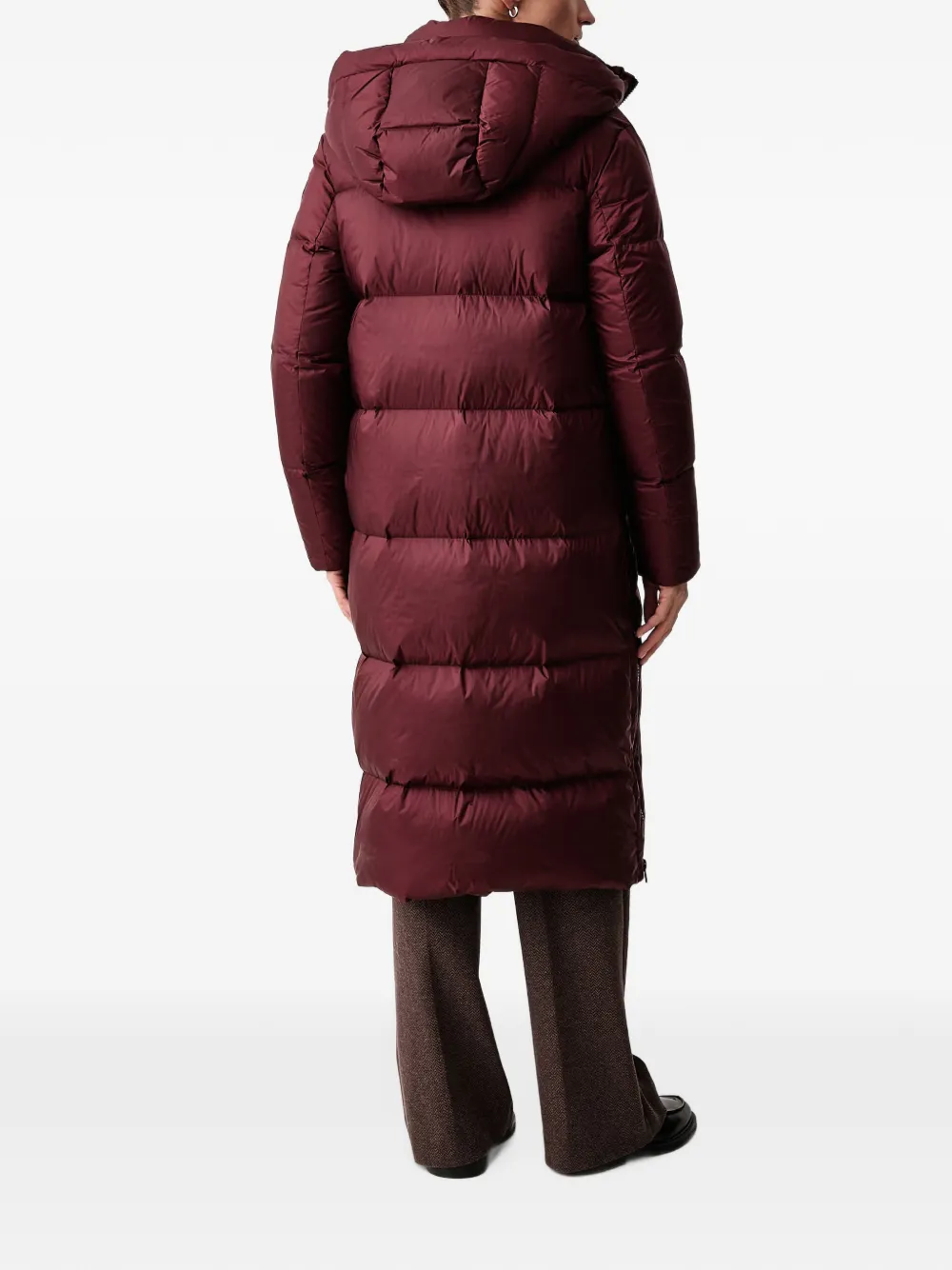 Blauer Celia quilted hooded coat Rood