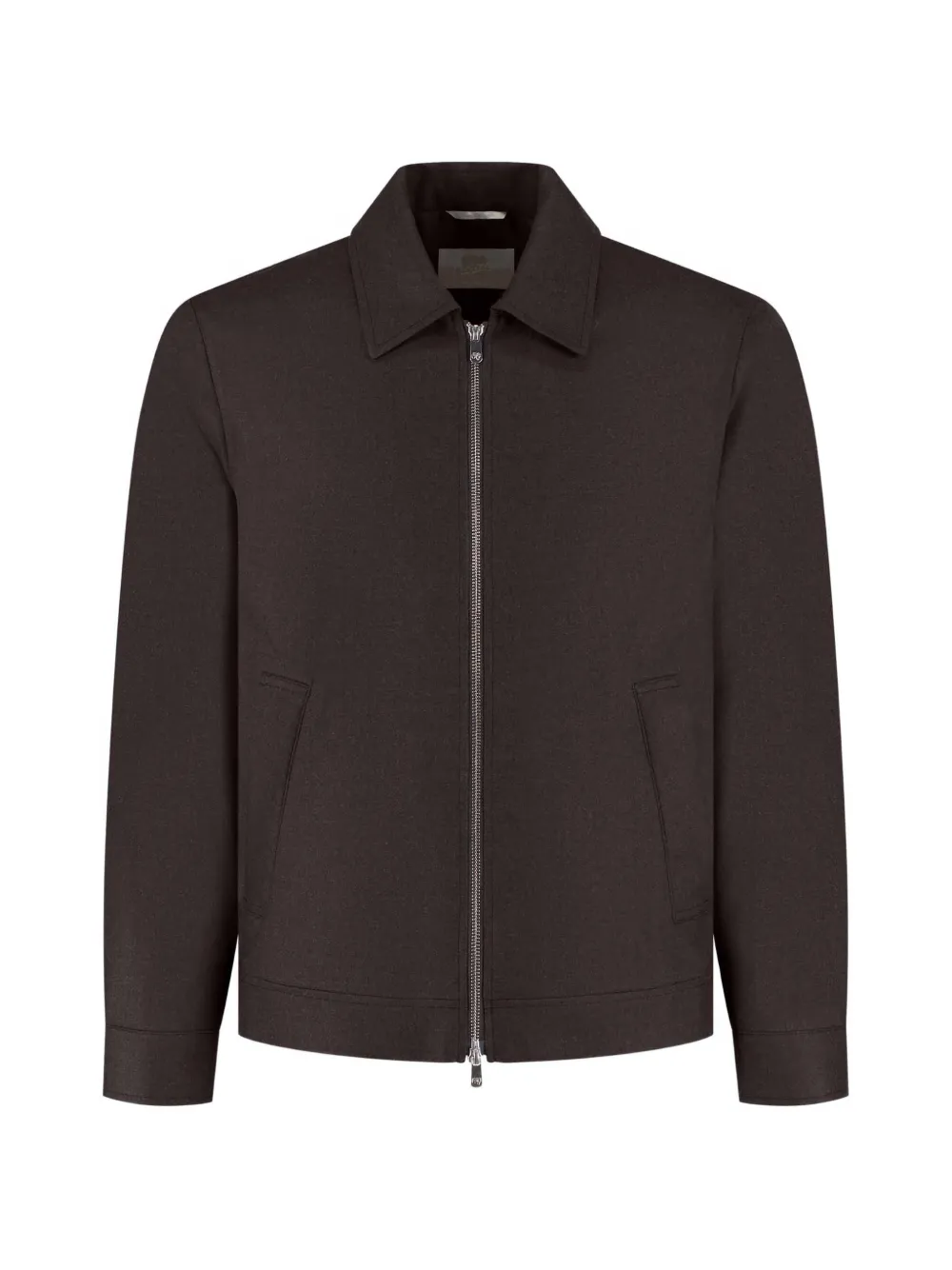 Marco Pescarolo zip-up shirt jacket - Marrone