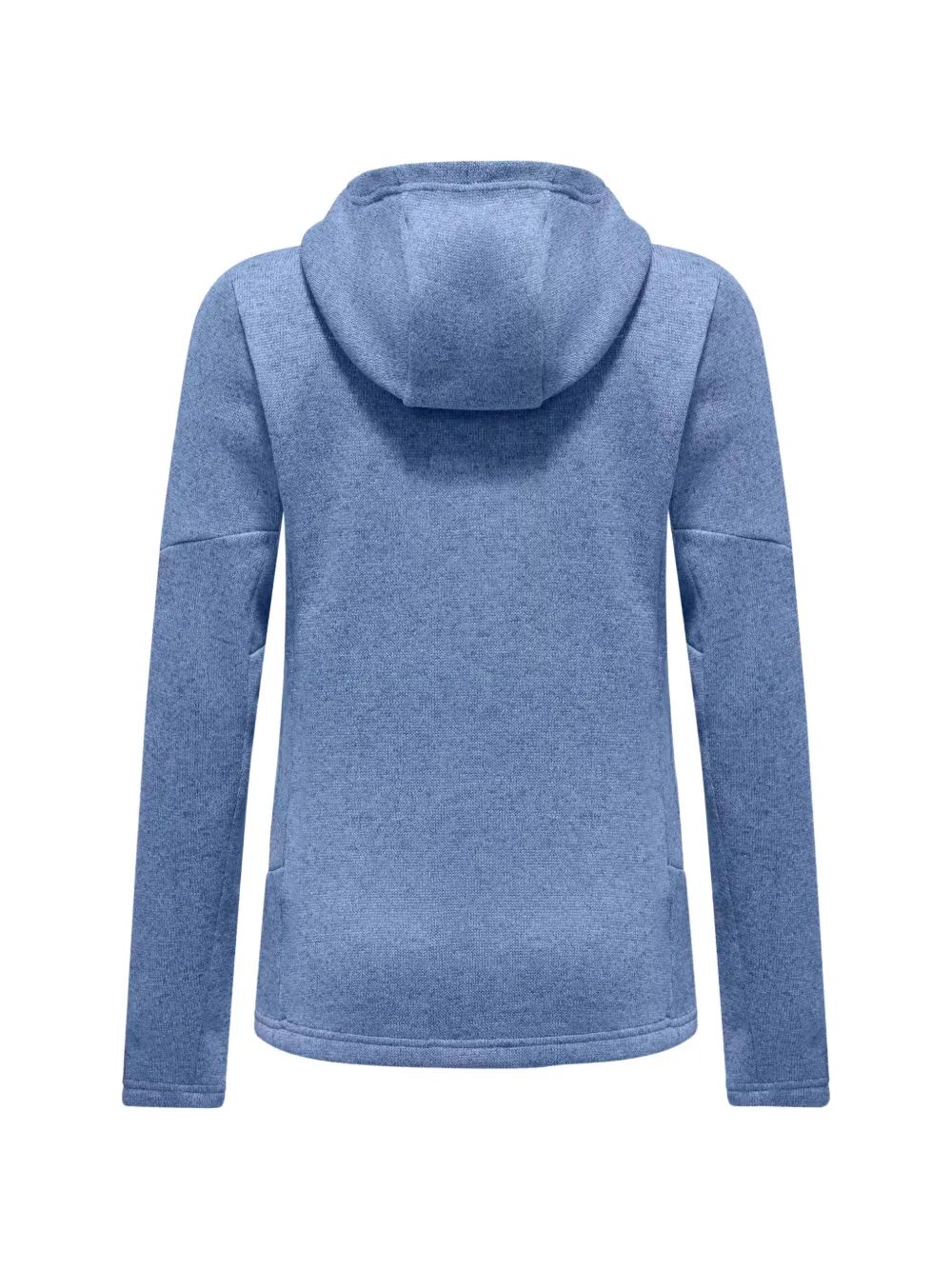 Salewa logo-embroidered zip-up hoodie Blauw