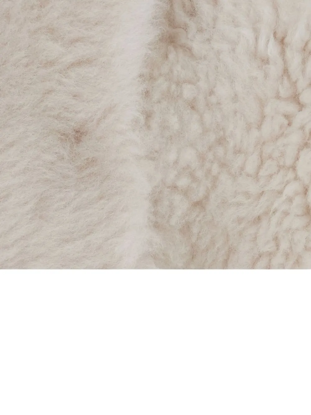 Suprema shearling gilet Beige