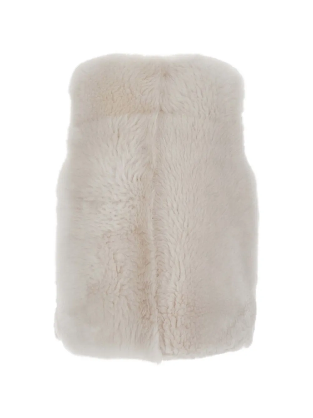 Suprema shearling gilet Beige