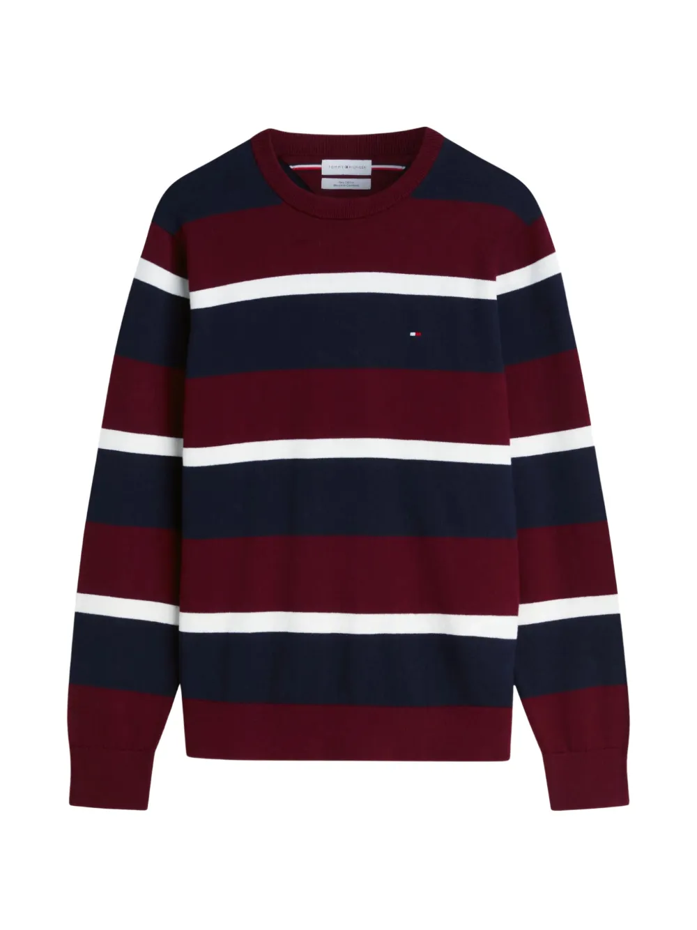Tommy Hilfiger Gestreifter Pullover | Rot | Image 1