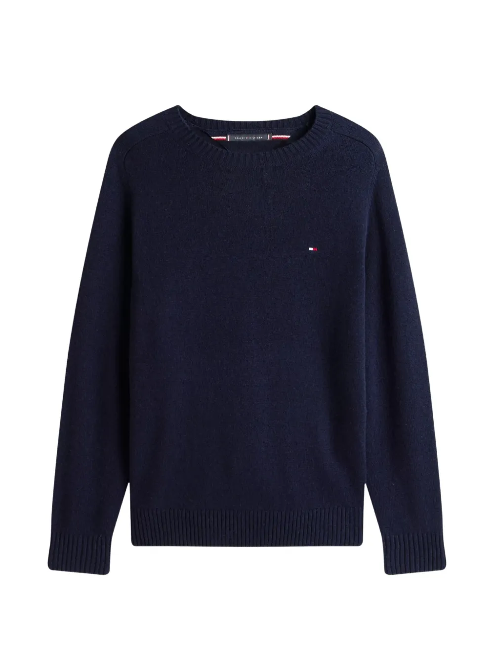 Tommy Hilfiger 램스울 크루넥 스웨터 | 블루 | Image 1