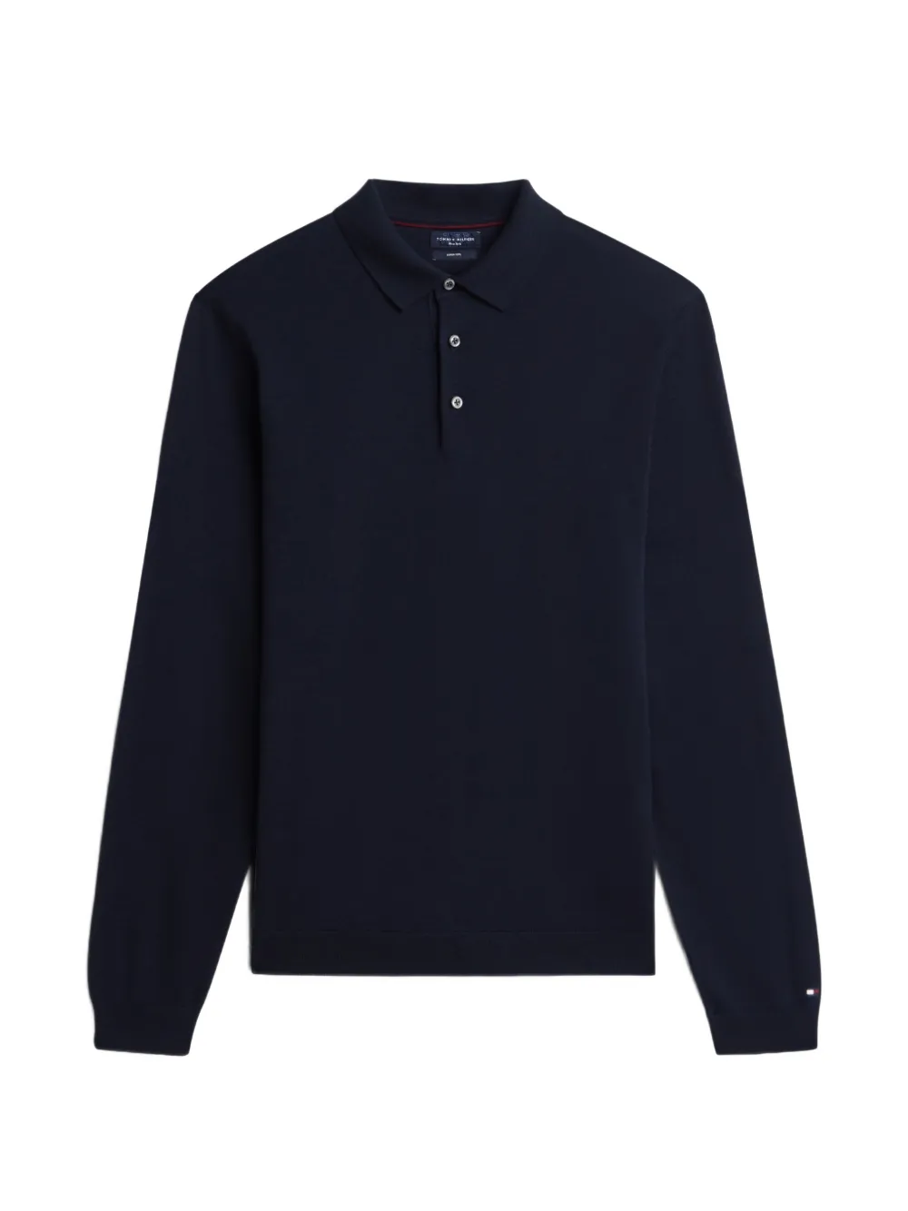 Tommy Hilfiger long-sleeve polo shirt - Blu