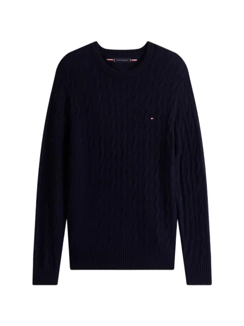 Tommy Hilfiger cable-knit lambswool sweater