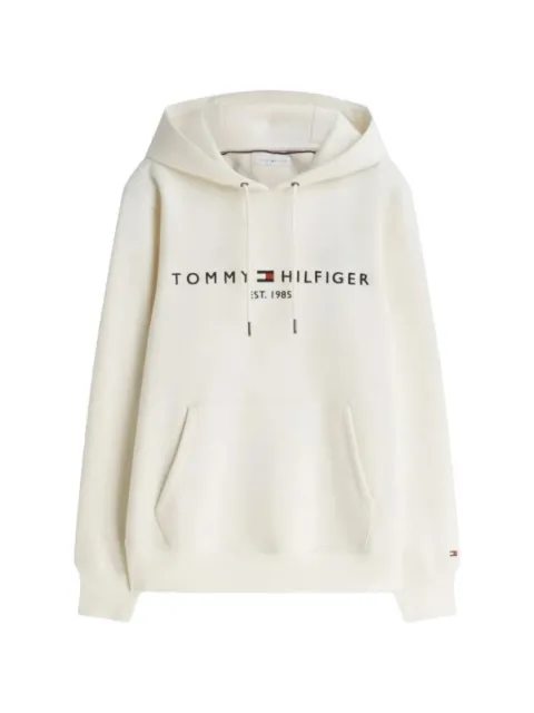 Tommy Hilfiger hoodie con cordones y logo bordado