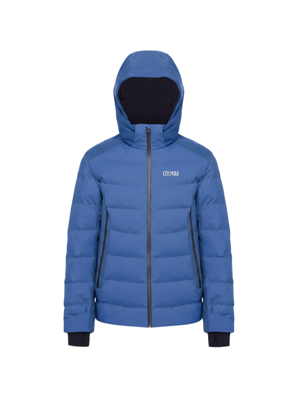 Colmar Easy On quilted hooded ski jacket Blauw