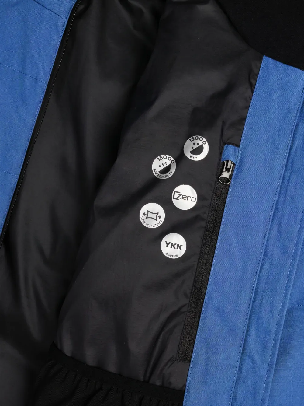 Colmar Easy On quilted hooded ski jacket Blauw