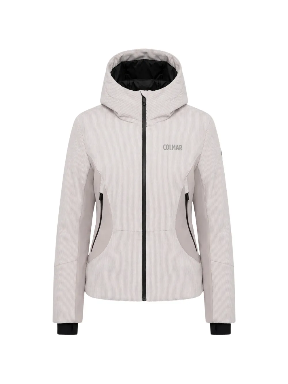 Colmar Yin Yang ribbed ski jacket Beige