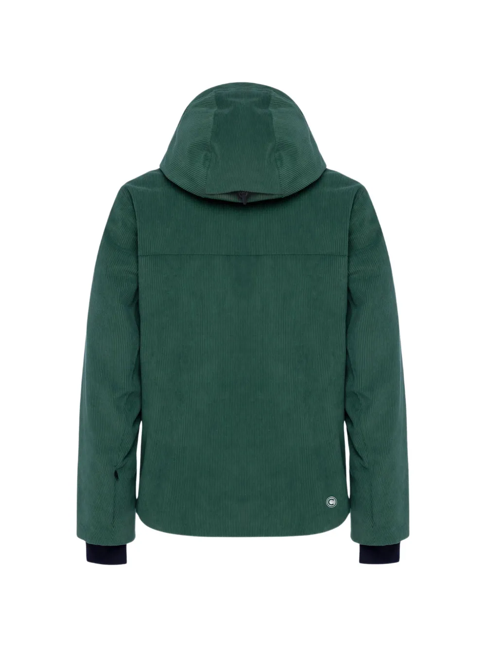 Colmar corduroy-effect hooded jacket Groen
