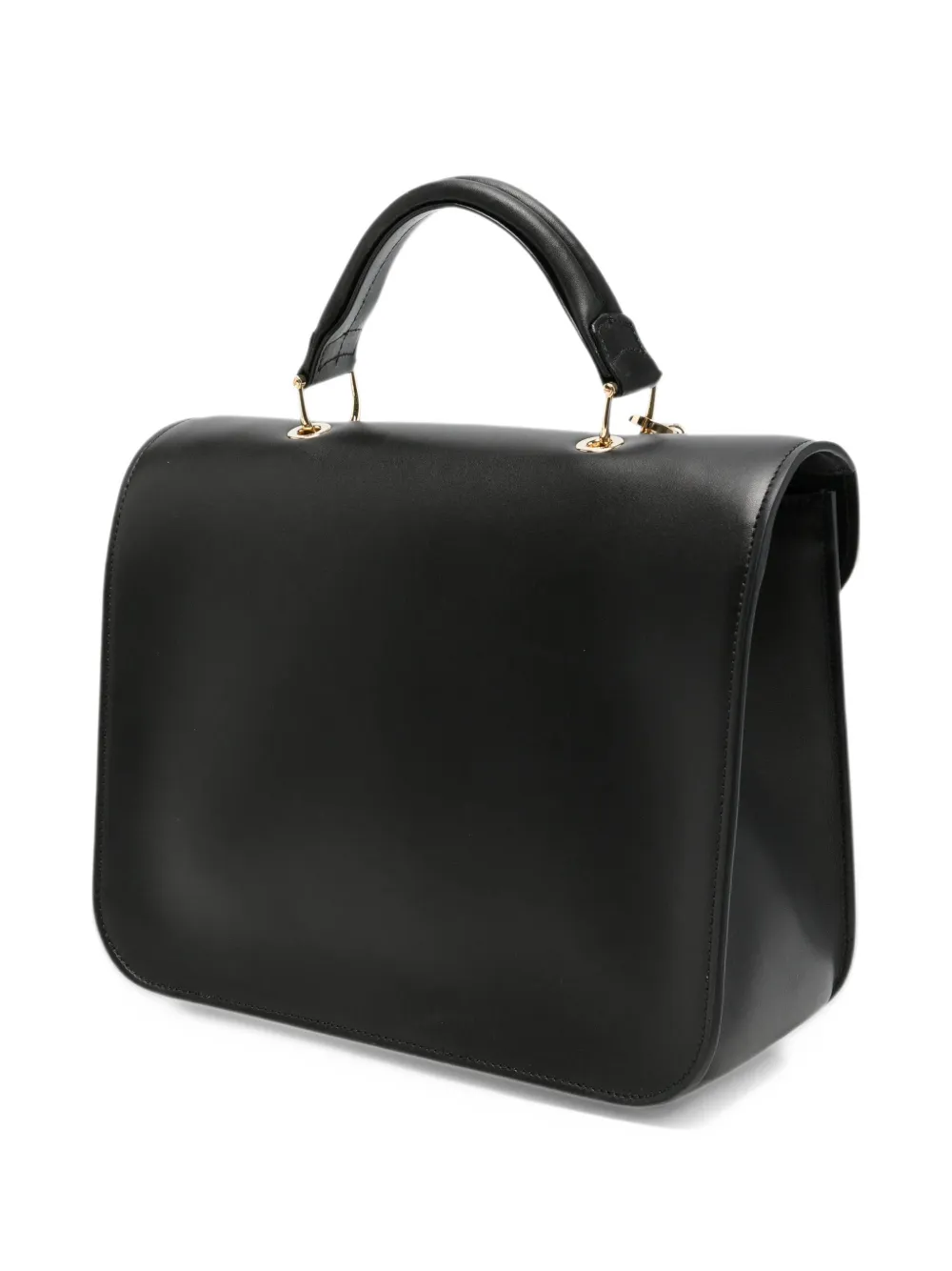Gherardini Bellona logo-charm tote bag Zwart