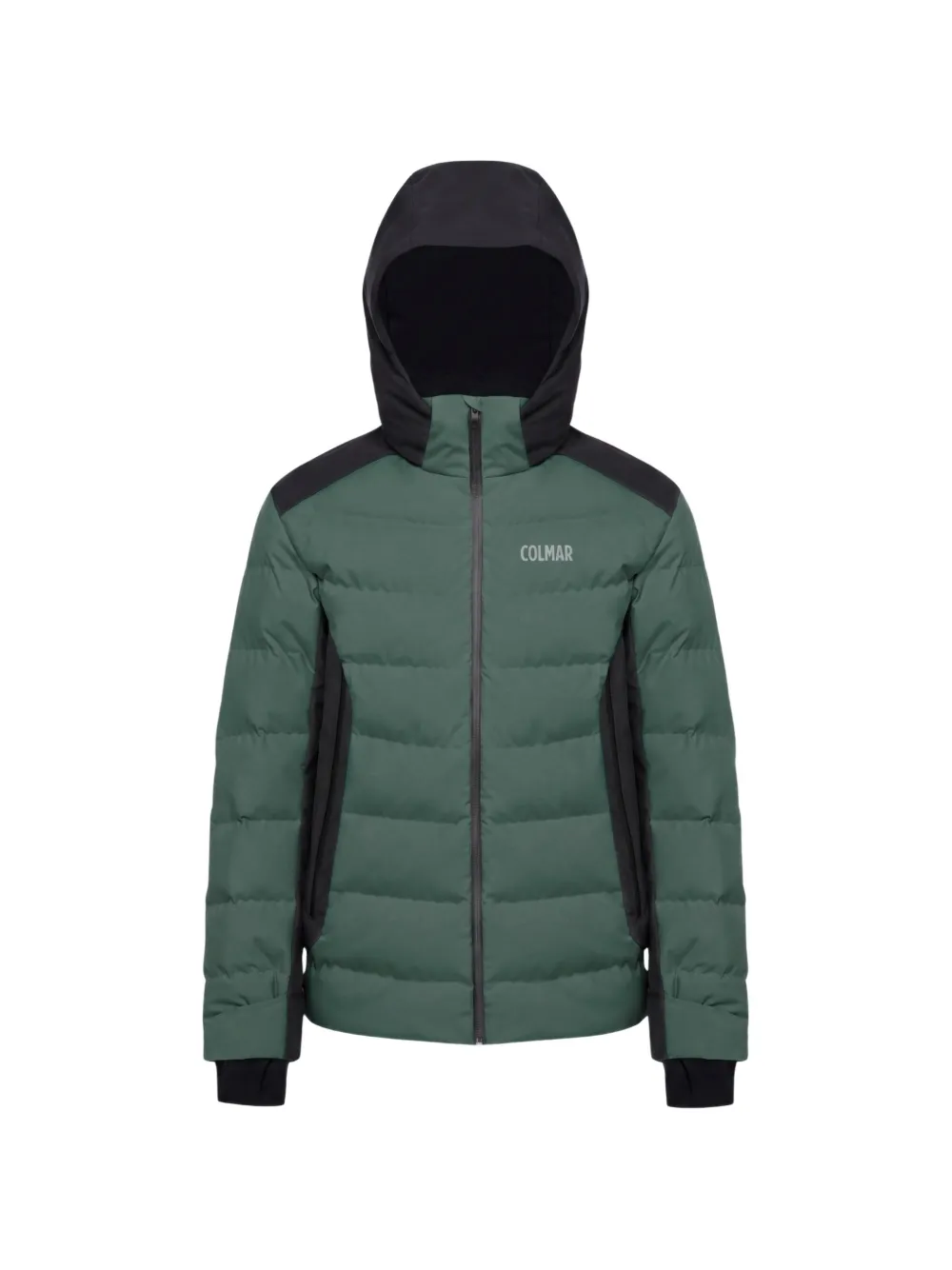 Colmar Easy On quilted hooded ski jacket Groen