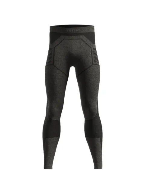 IRON-IC logo-waistband panelled leggings