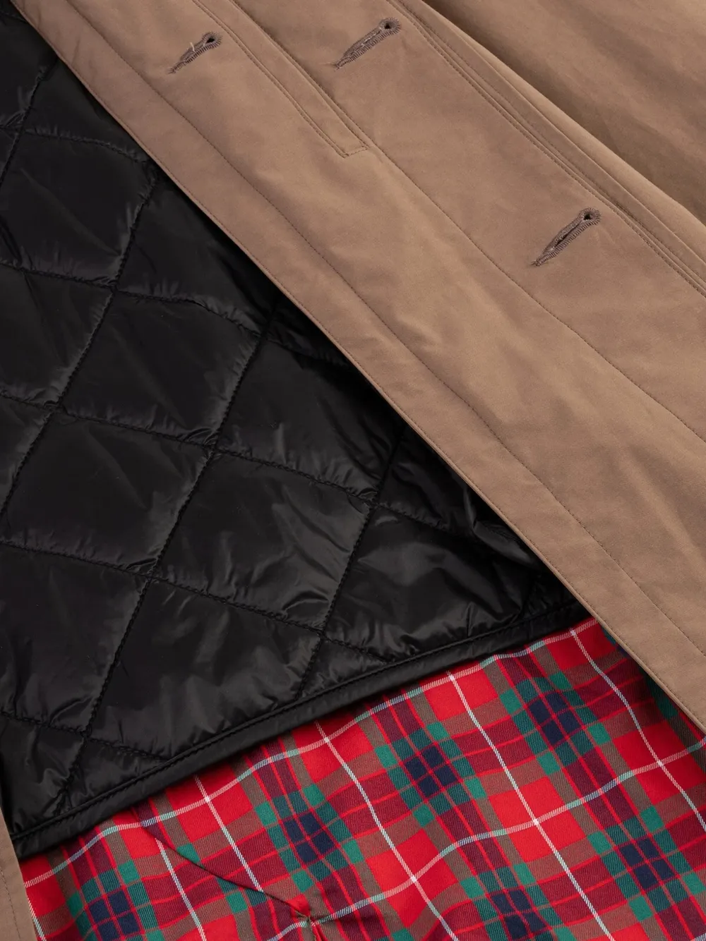 Baracuta G10 single-breasted coat Bruin