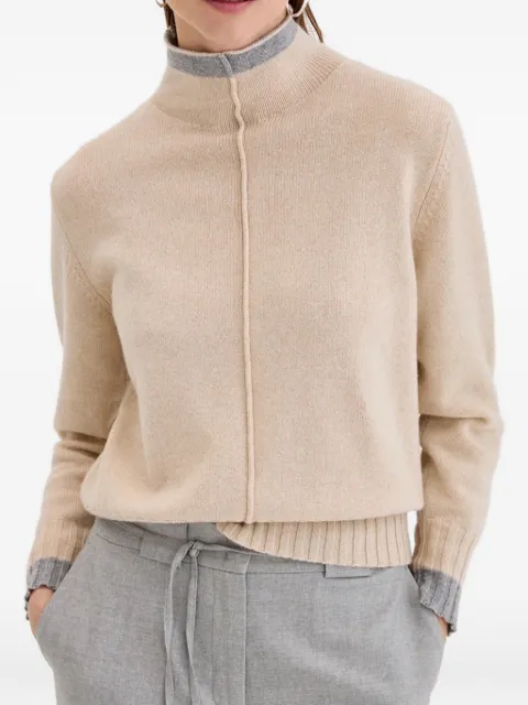 BIANCALANCIA high-neck panelled sweater
