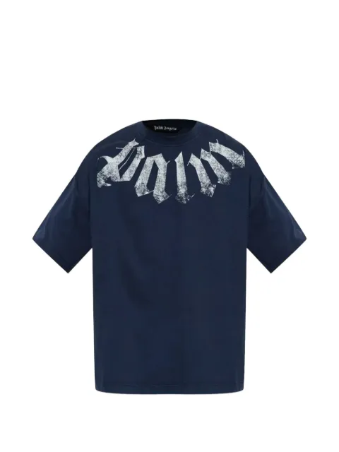 Palm Angels Big Neck logo loose T-shirtr