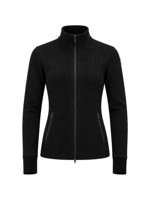 NEWLAND jacquard-knit zip-up sweater
