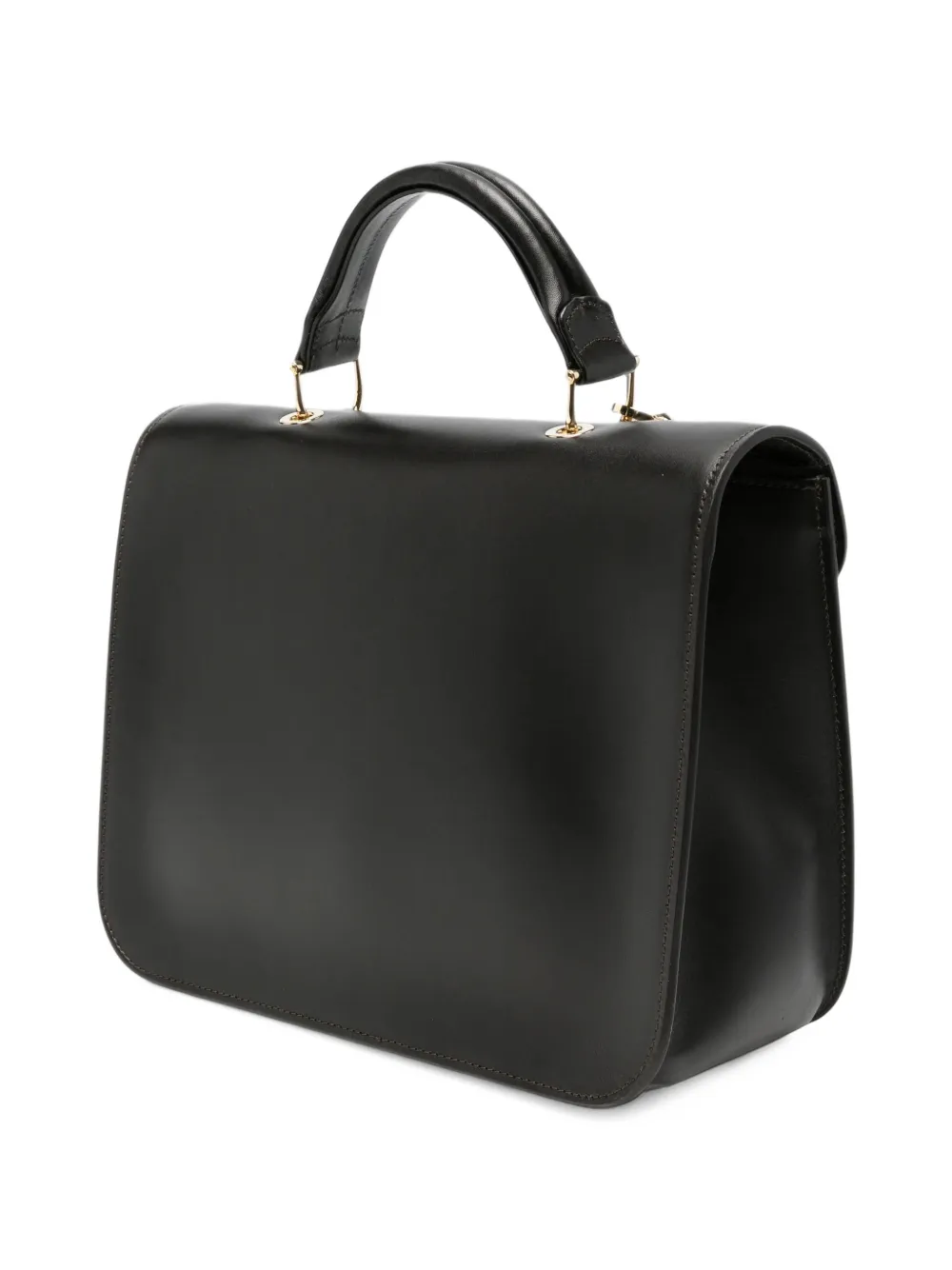 Gherardini Bellona 1967 leather tote bag Zwart