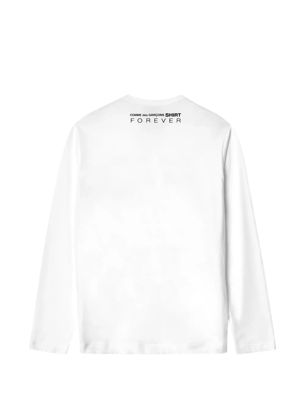 Comme Des Garçons Shirt Forever long-sleeve T-shirt Wit
