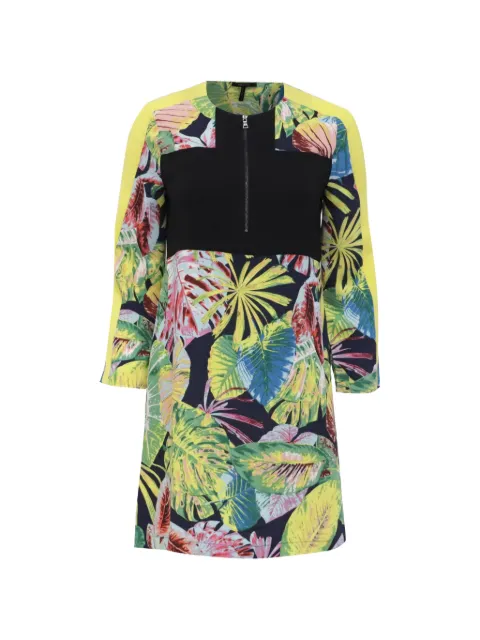 BCBG Max Azria Tropical-print mini dress
