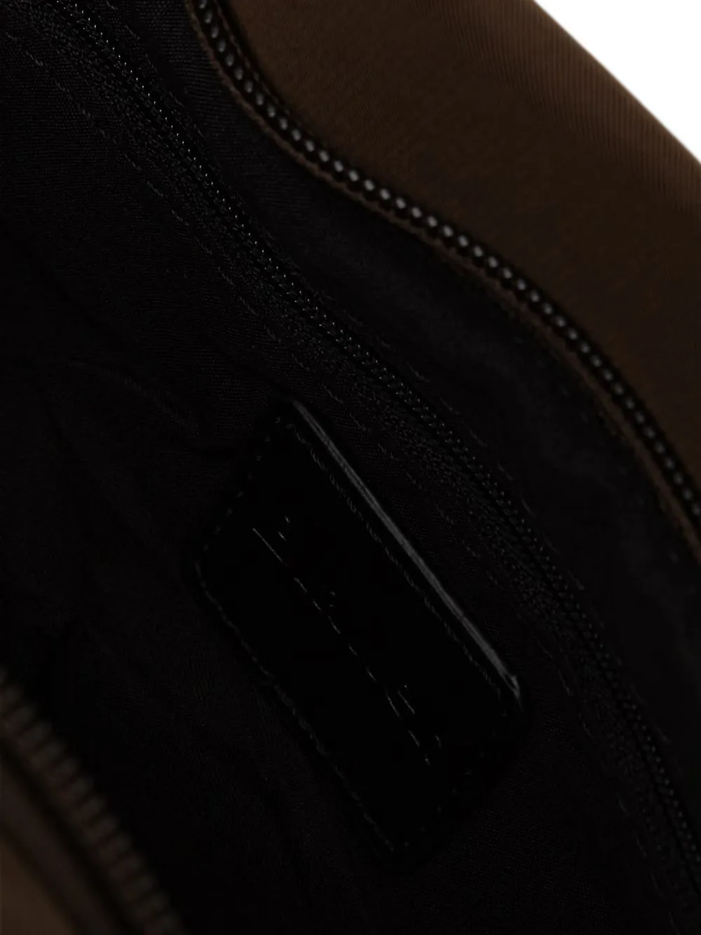 Blauer logo-patch cross body bag Bruin