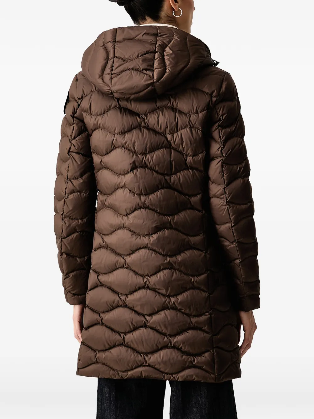 Blauer Lyne quilted hooded jacket Bruin