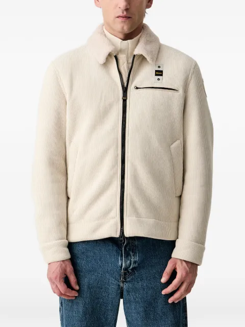 Blauer Fourth faux-shearling-lined bomber jacket
