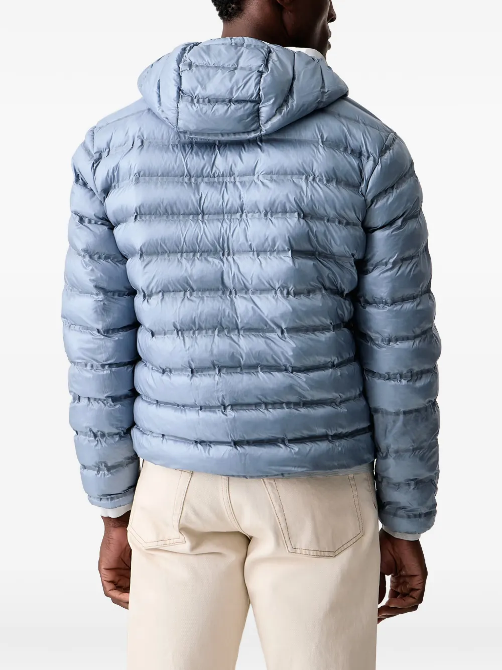 Blauer Donald reversible hooded puffer jacket Blauw
