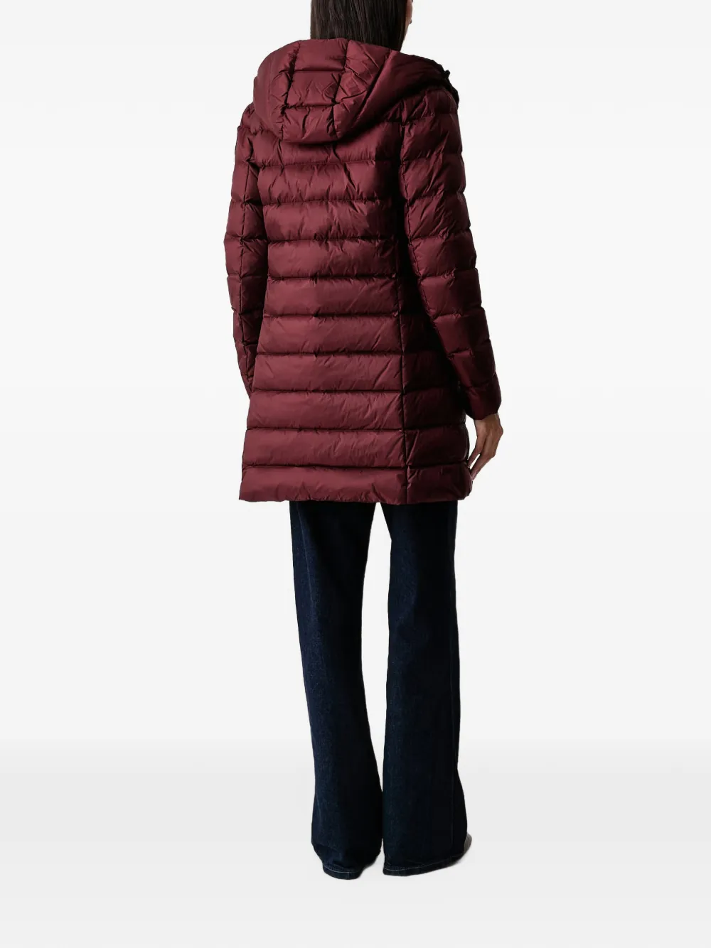 Blauer Agnes quilted hooded jacket Rood