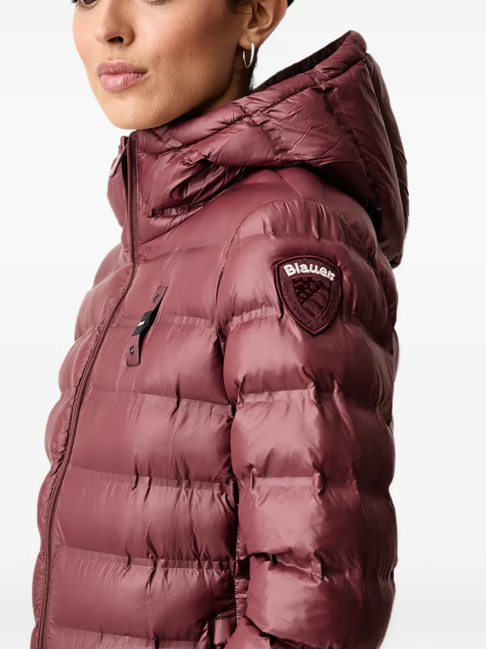 Blauer Ellis hooded padded jacket Rood