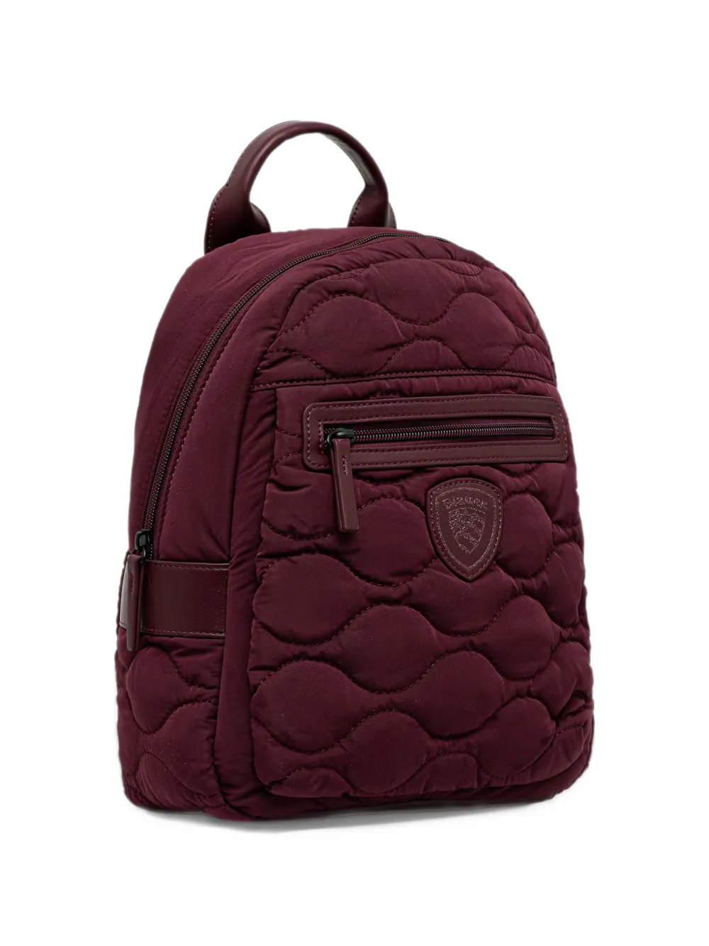 Blauer quilted logo-patch backpack Rood