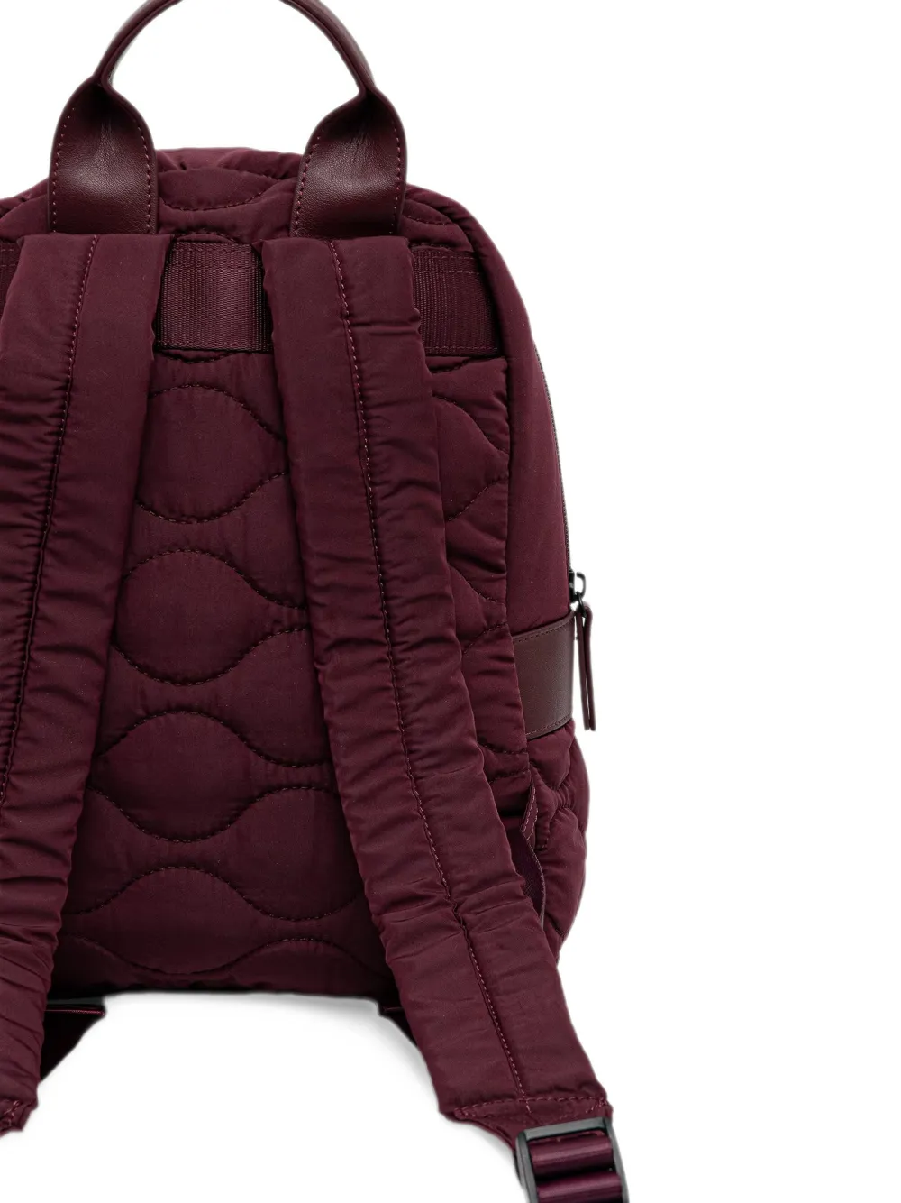 Blauer quilted logo-patch backpack Rood