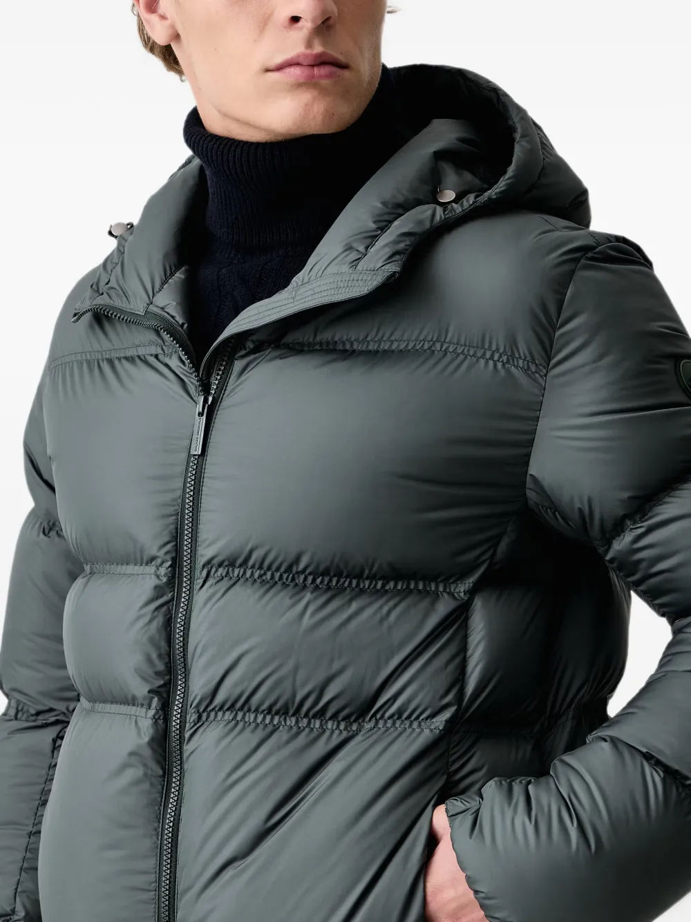 Colmar hooded padded jacket Grijs