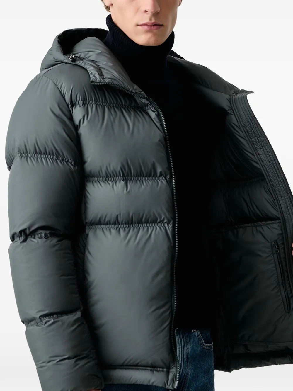 Colmar hooded padded jacket Grijs
