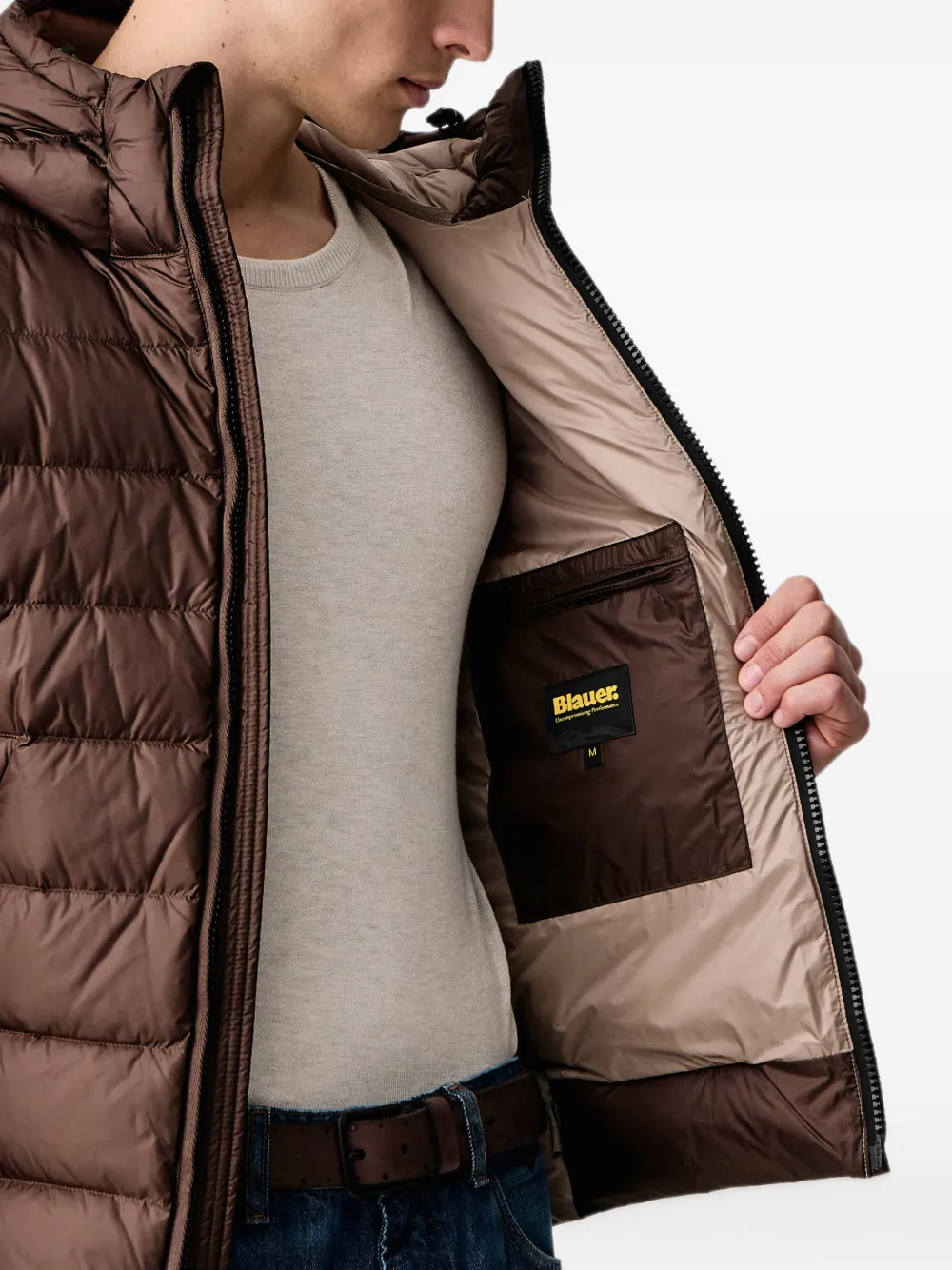 Blauer hooded padded jacket Bruin
