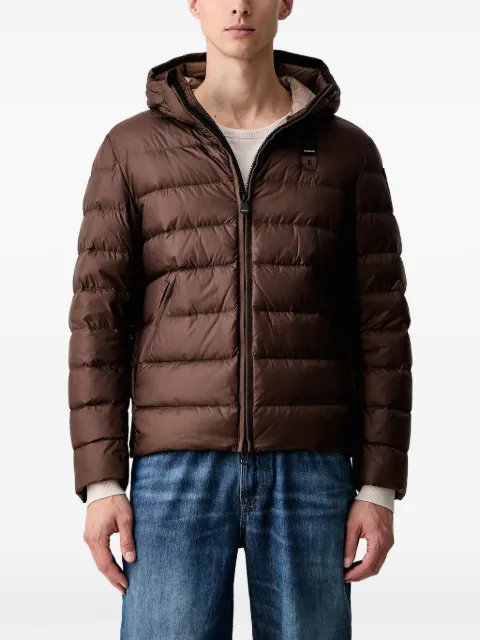 Blauer hooded padded jacket