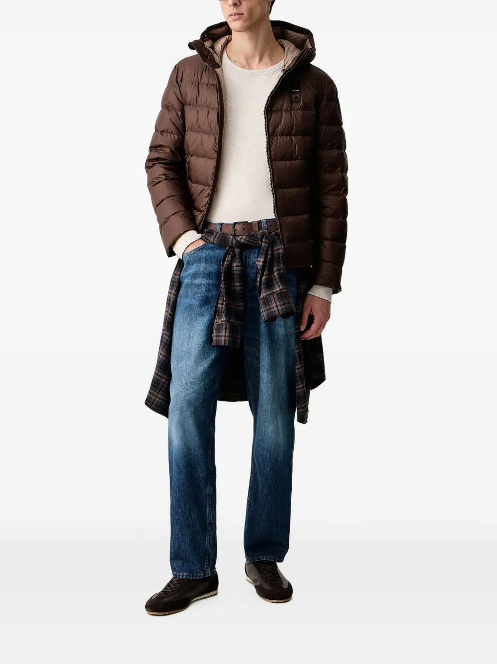 Blauer hooded padded jacket Bruin